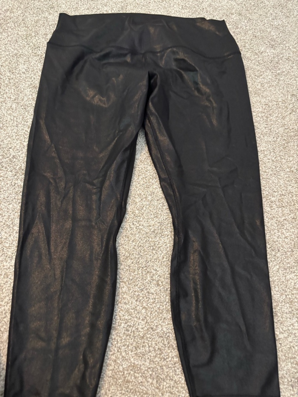 lululemon athletica Black High-Rise Shine Leggings